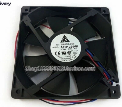1pcs   AFB1224VH fan  24V 0.35A 3wire 120*120*25mm - Image 1 of 3