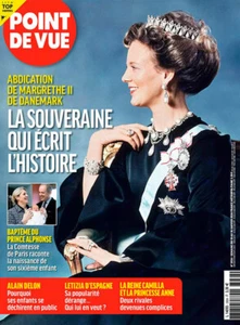 Point de Vue MARGRETHE II de DANEMARK Abdication_ALAIN DELON 01 2024 ©TBC - Picture 1 of 1