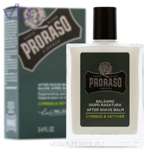 PRORASO Single Blade Cypress & Vetyver Professional After Shave Balm, 100ml - Picture 1 of 3