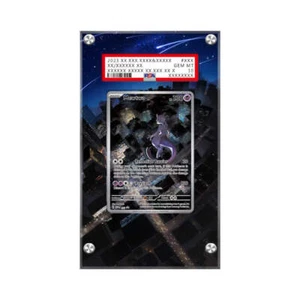 Mewtwo 052 - Pokémon PSA Obra de Arte Extendida Tarjeta Protectora Vitrina - Imagen 1 de 3