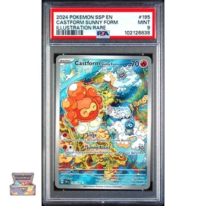 2024 POKEMON SSP EN-SURGING SPARKS ILUSTRACIÓN RARA FORMA SOLEADA PSA 9 - Imagen 1 de 2