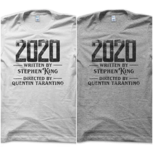 2020 Written Stephen King Directed Quentin Tarantino Fun Herren T-Shirt Shirt - Bild 1 von 4