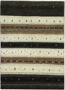 Perser Gabbeh Loribaft 114x80 Orientteppich Teppich Handgeknüpft - Bild 1 von 10