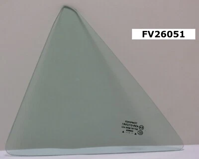 Fits: 2014-2019 Toyota Corolla Sedan Driver Left Side Rear Vent Glass Window - Image 1 of 2
