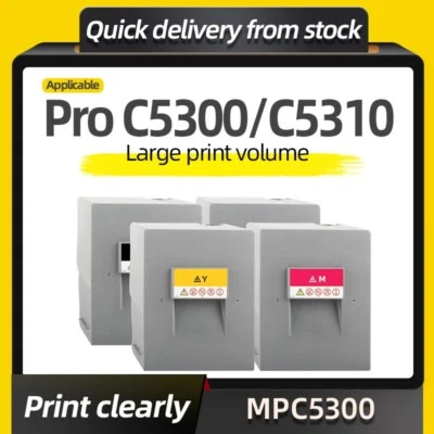 High Quality 4pack Comaptible 4COLOR toner cartridge set rioch mpc5300(B/M/C/Y) - Image 1 of 4