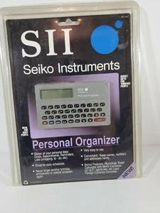 Seiko Instruments SII Personal Organizer DF3400 mit Aufbewahrungskoffer Vintage New Old Stock - Bild 1 von 8