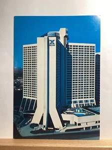 Hilton Hotel, Courtland & Harris Streets: Atlanta, GA - Postal vintage - Imagen 1 de 3