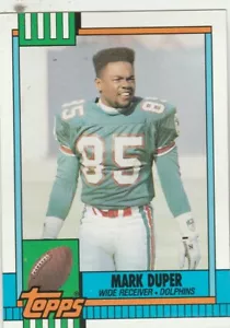 KOSTENLOSER VERSAND - NEUWERTIG - 1990 Topps #330 Mark Duper Miami Dolphins PLUS BONUSKARTEN - Bild 1 von 1