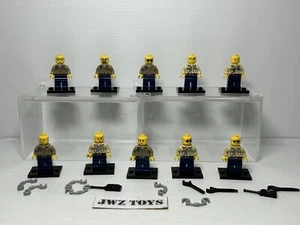 Lego City - x10 Police Minifigure Bundle - With 10 Accessories - Joblot # 7 - Picture 1 of 11