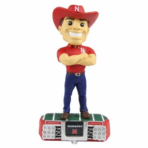Herbie Husker Nebraska Cornhuskers Stadium Lights Bobblehead NCAA Cover