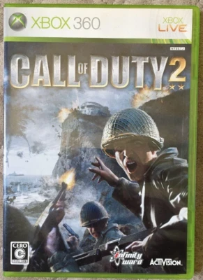 Xbox360 Call of Duty2 Japanese Games With Box Tested Genuine - Image 1 of 3
