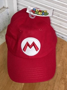 Gorra oficial Nintendo Super Mario 2018 gorra roja SnapBack, nueva con etiquetas’s Mario Bros. - Imagen 1 de 9