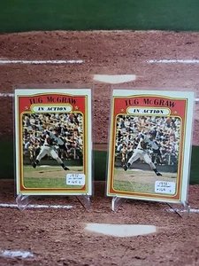 1972 TOPPS - #164 TUG MCGRAW IN ACTION - NEW YORK METS (2x) - Picture 1 of 6