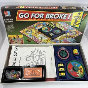 MB Games Go For Broke Board Game 1993 Complete Great Condition Vintage - Picture 1 of 5