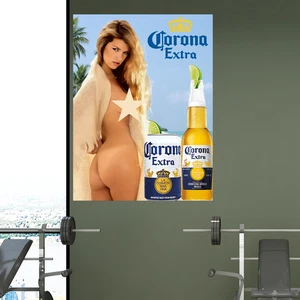 Corona Extra Beer Summer Poster 18x24 Man Cave Bar Decor Mexican Beer Sexy Art - Picture 1 of 3