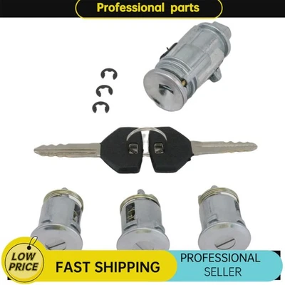 Kit de cilindro de encendido y cerradura de puerta para Jeep Wrangler Tj 2002-2006 2,4 L 4,0 L EE. UU. Foto 1 de 4