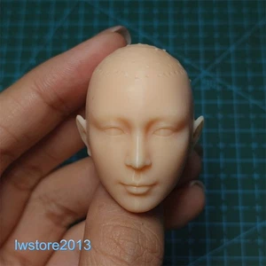 1/6 1/12 1/18 Beauty Girl Head Sculpt For 12" 6" 3.75" Female Figure Body A954 - Picture 1 of 8