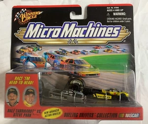 Winners Circle 1999 Micro Machines Dueling Drivers Dale Earnhardt vs Steve Park  - Picture 1 of 7
