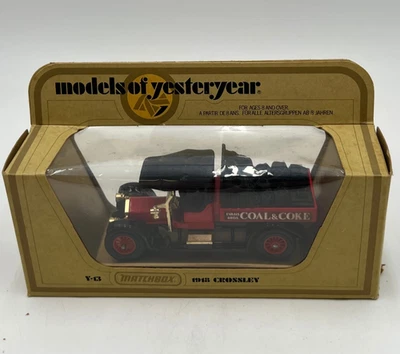 Matchbox Models of Yesteryear Y-13 1918 Crossley Coal & Coke Truck Vintage NEW - Image 1 of 4