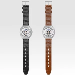 Samsung Galaxy Watch8 | Galaxy Watch8 Classic Bracelet en cuir de vachette premium - Photo 1 sur 9