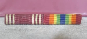 Vintage Genuine Army Good Conduct & Military Service Medal Award Ribbon w Pin - Picture 1 of 4