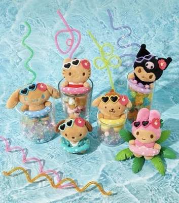 ✅Sanrio Hello Kitty ×Olive Young Plush Keyring Tanning Ed Korea Limited US Ship - Image 1 of 4