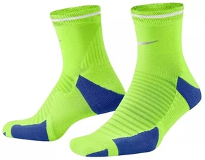 Nike Dri-FIT Spark Cushioned Ankle Running Socks NWT Size L Volt/Blue - Picture 1 of 6