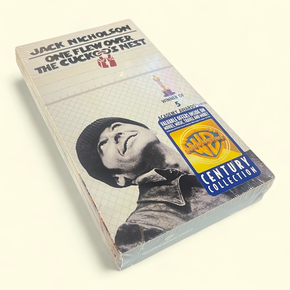 One Flew Over The Cuckoo's Nest (VHS, 1997) Jack Nicholson Brand New Sealed - Imagem 1 de 4