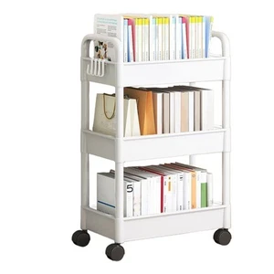 Slim Storage Cart 3 Tier Rolling Cart Utility Organizer Utility Craft Storage  - Picture 1 of 10