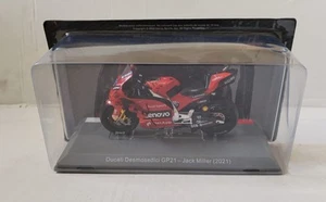 DUCATI DESMOSEDICI GP2021 ,1/18 MOTOGP MOTORCYCLE, JACK MILLER , ALTAYA - Picture 1 of 12