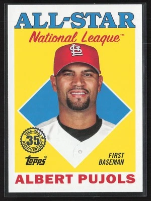 2023 Topps #88AS-49 Albert Pujols 1988 Topps  35th Anniversary All-Stars - Image 1 of 2