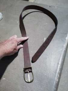 Nuevo con etiquetas Cinturón Ralph Lauren CHAPS Cuero Marrón Talla Lrg. Se adapta a la cintura 32 a 38 envío gratuito - Imagen 1 de 5
