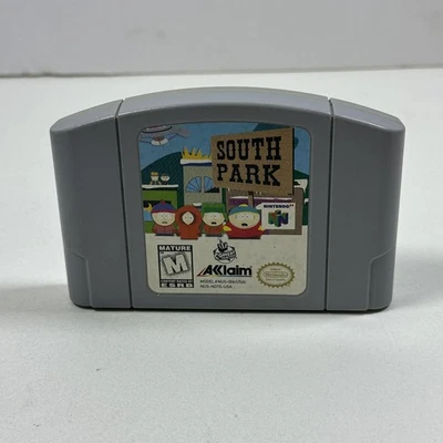 Vintage South Park Nintendo 64 N64 Video Game Cartridge Mature Rated Akclaim USA - Image 1 of 4