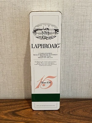 RARE Very Collectible LAPHROAIG 15 Year Single Malt Scotch EMPTY Tin - Image 1 of 4