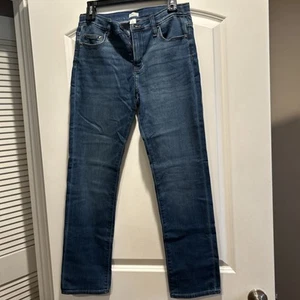 J. Crew Crewcuts Girls Distressed Blue Skinny Cotton Jeans Sz 14 - Picture 1 of 6