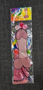 Erwachsene Penis Party Mylar Ballon 27" x 15" Junggesellinnenabschied Hochzeit Party - Bild 1 von 3