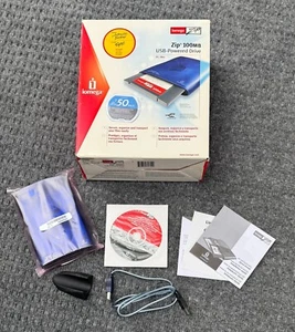 Iomega Zip 100 Z100USBS 100 Mo lecteur externe alimenté par USB PC/Mac - boîte ouverte - Photo 1/8