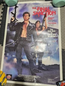 The Final Sanction Original Movie Poster Vintage Retro 40x27 Robert Z'Dar  - Picture 1 of 7