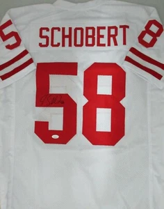 Badgers Linebacker JOE SCHOBERT Signed Custom Replica Jersey AUTO  -  JSA - Picture 1 of 2