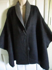 Poncho a mantello taglia M/L Eileen Fisher The Fisher Project bambino misto alpaca - Foto 1 di 3