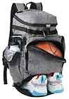  | Basketball Backpack Bag with Separate Ball Compartment and Shoes 