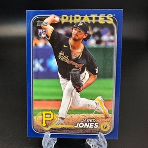 2024 Topps Update Series Jared Jones Rookie Royal Blue #US49 Pittsburgh Pirates - Picture 1 of 2