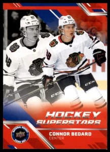 Tarjeta nacional de hockey de cubierta superior 2025 Día Connor Bedard #NHCD-13 Blackhawks - Imagen 1 de 2