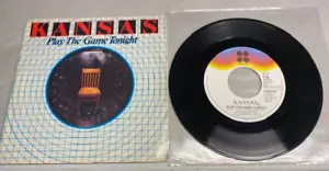 KANSAS - ''PLAY THE GAME TONIGHT'' - RARE USA AOR/HARD ROCK 7'' SINGLE 1982 - Bild 1 von 2