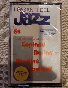 Giganti Del Jazz Kassette #58 Copland, Burian, Martinu, Schulhoff Giants Of Jazz - Bild 1 von 3