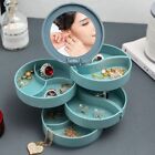 Plastic Stand Earring Storage Box Rotating Jewelry Stand Holder