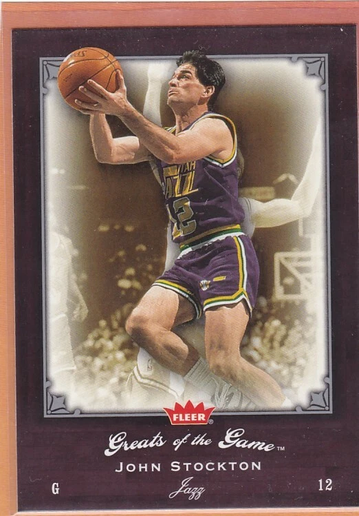 2005-06 FLEER GREATS BASKETBALL JOHN STOCKTON #27 JAZZ NMMT *69823 - Image 1 of 1