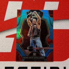 Stone Cold Steve Austin 2023 Panini Select #128 Premier Light Blue Prizm /199