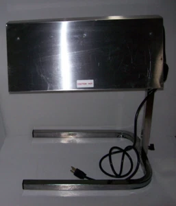 Scaldavivande Vollrath OHC-500 infrarossi 2 lampadine lampada termica portatile indipendente NSF - Foto 1 di 14