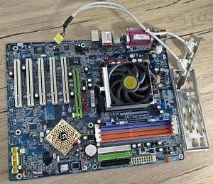 Gigabyte GA-K8NS-939 Socket 939 AMD NVIDIA nForce3 Ultra Motherboard + CPU + RAM - Picture 1 of 12